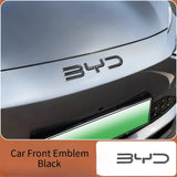 BYD Sea Lion Front Emblem Protective Sticker Black Warrior Decorative Accessories Car Emblem Protective BYD Black 4pcs