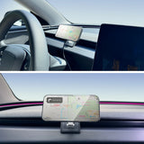 Magnetic Phone Mount Compatible with MagSafe for iPhone, Compatible with Tesla Model Y Launch 2025 Model 3 Highland 2024 Phon