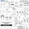 Chrome Interior Trim Kit for Jeep Wrangler JK 12-17