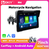 7.0 inch Wireless GPS DVR for Universal Motorcycle Android Head Unit EKIY