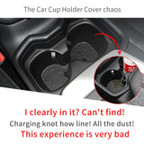 Toyota RAV4 2019 - 2022 Anti-Slip Shock-Absorbing Cup Holder Central Console Armrest Storage Box TPE Accessories Car Interior