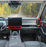 Red ABS Interior Cover Trim for Chery T2 Traveler 2023+