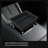 Smabee for Tesla Model Y Launch 2025 Juniper/Model 3 Highland Car Center Console Storage Box Tray Accessories Tidying Dashcam