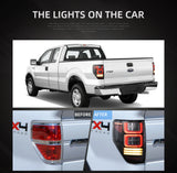 Vland Sequential LED Tail Lights for Ford F-150 09-14 Car Interior Accessory Vland