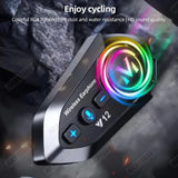 Waterproof Helmet Bluetooth Headset for Motorcycle Riding