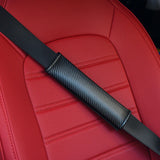 Adjustable Seat Belt Cover Carbon Fiber for Smart Fortwo Car Interior Accessory GMUNI