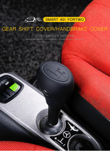 Gear Shift Knob Cover Anti-Slip for Smart Fortwo Car Interior Accessory GMUNI