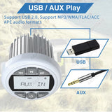 Universal 200W RV Stereo Radio Bluetooth for ATV UTV Boat Car Interior Accessory OEM