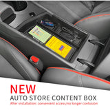 LHD for Hyundai Sonata 2024 N-line Armrest Storage Box Anti Dirt Pad Wireless Accessories Tidying Fit Left Hand Drive Armrest