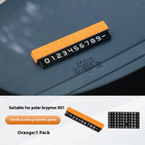 Temporary Car Parking Number Plate for ZEEKR