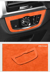 BMW X3 G01 X3 G08 X4 G02 Car Headlight Switch Control Panel Trim Frame Sticker