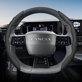 Lancia 2-Piece Wave-Shaped Leather Wheel Cover