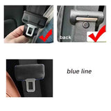 Suede Seat Belt Buckle Protector Cover Universal Fit