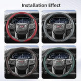 Breathable Perforated Leather Cover for GMC Car Interior Accessory Hocasen