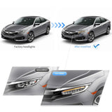 LED Headlights w/DRL & Sequential Signal for Civic 16-21 Car Interior Accessory Vland