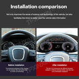 12.3-inch Digital Instrument Cluster for Audi A4 B8 2009–2012 Android Head Unit Aotsr