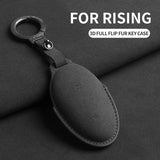 Suede Car Key Case Cover For Rising Auto R7 F7 ER6 Car Key Shell Accessories Car Accessory OEM