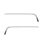 Stainless Steel Fog Light Strip for Volvo V90 S90 Car Interior Accessory LINGLUYANG 2pcs s90 2021-2024