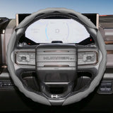 GMC Wave-Shaped Segmented Leather Steering Cover