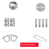 Rhinestone Start Button Trim for Volvo XC60 XC90 Car Interior Accessory LINGLUYANG S60 V60 14pcs 1