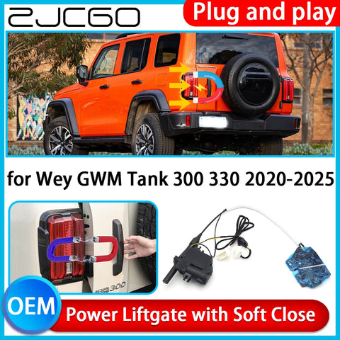 Soft Close Power Liftgate Retrofit Kit for Tank 300 330 2020–2025 Car Interior Accessory ZJCGO Default Title