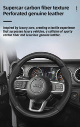 Breathable Carbon Fiber Wheel Cover for Jeep Wrangler