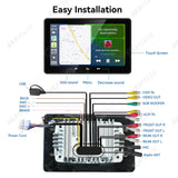 7inch Wireless CarPlay Android Auto Radio for RV ATV UTV