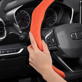 Suede Steering Wheel Cover for Geely Coolray Car Interior Accessory Hocasen