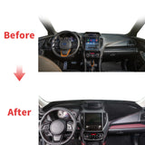 Custom Fit Dashboard Cover for Subaru XV Crosstrek 2018–2022 Dashboard Mat CATUSIKI