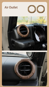 Wood Grain Console Panel Trim for Suzuki Jimny JB74