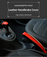 Premium Leather Gear Shift Cover for Smart 453 Fortwo Car Interior Accessory GMUNI