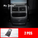 For BYD Seal EV 2023 2024 2025 ABS Carbon Fiber Center Console Gear Armrest Box Panel Cover Trim Decoration Stickers Accessories