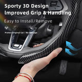 Jaguar Sport Carbon Fiber Steering Wheel Cover Car Interior Accessory Hocasen