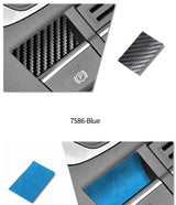Handbrake Button Knob Trim Sticker for Audi 8V A3 S3 (2014-2019) Anti Scratch Carbon Fiber