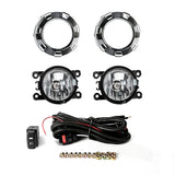 Chrome Fog Lights for Mitsubishi Pajero 3 2007-2010 LED Ambient Light MAGIC COLORM