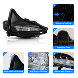 Front Bumper Fog Lamp DRL LED Light for Toyota Corolla 2017 Car Interior Accessory MAGIC COLORM