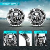 Chrome Fog Lights for Mitsubishi Pajero 3 2007-2010