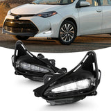 Front Bumper Fog Lamp DRL LED Light for Toyota Corolla 2017 Car Interior Accessory MAGIC COLORM